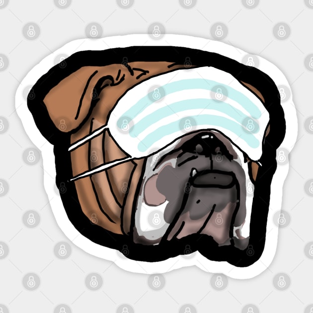 Babydog Sticker by TonyBreeden